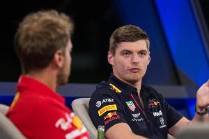 Max Verstappen ist von Sebastian Vettel offenbar nicht wahnsinnig überzeugt