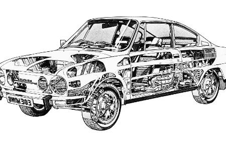 Skoda-Historie: Vor 50 Jahren wurde das Sportcoupé 110 R präsentiert