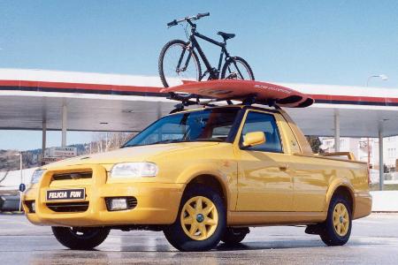 Skoda-Historie: Der Felicia Fun, ein Freizeit-Pick-up mit pfiffigem Innenraum
