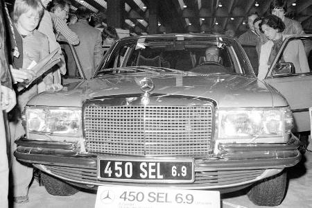 Mercedes 450 SEL 6.9: Premiere vor 45 Jahren