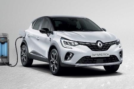 Renault Clio E-Tech mit Hybridantrieb und Captur E-Tech Plug-in