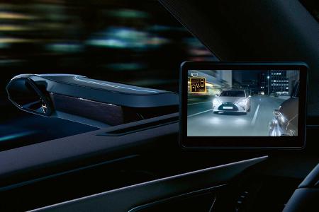Lexus ES 300h mit Kamerasystem statt Außenspiegeln