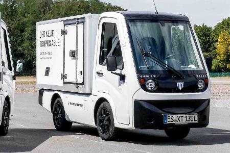 Tropos Able XT: Elektro-Transporter mit Pritsche oder Kofferaufbau