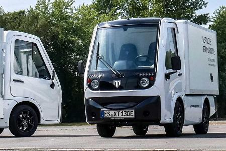 Tropos Able XT: Elektro-Transporter mit Pritsche oder Kofferaufbau
