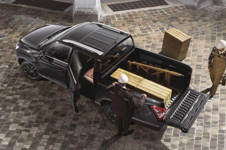 SsangYong Musso Grand: Pick-up mit verlängerter Ladefläche