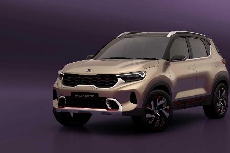 Kia Sonet Concept: Seriennaher Ausblick in Indien
