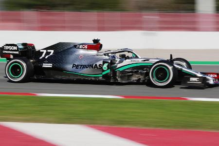 Valtteri Bottas ist der schnellste Mann der ersten Testwoche in Barcelona 2020
