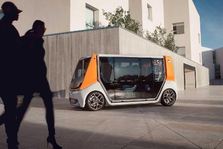 Rinspeed MetroSnap (2020): Modular aufgebautes Elektro-Shuttle