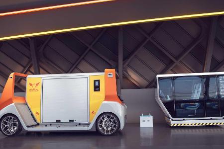 Rinspeed MetroSnap (2020): Modular aufgebautes Elektro-Shuttle
