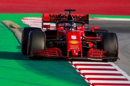 Sebastian Vettel drehte seine ersten Runden im neuen Ferrari SF1000