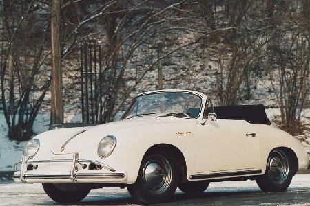 Heute ist Nordamerika der größte Absatzmarkt für Porsche. 1958: 356 A Carrera Cabrio - In den 356 kamen nur Vierzylinder zum...