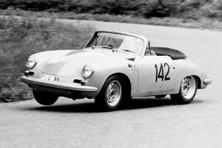 1963: Porsche 356 B Carrera 2 Cabrio - Mit 130 PS war der 356 2000 GS Carrera 2 das Spitzenmodell. In weniger als neun Sekun...