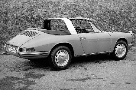 1968: Porsche 912 Targa - Targa heißt auf Italienisch Schild.