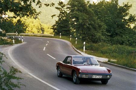 1970: Porsche 914-6 - In Kooperation mit Volkswagen entstand der Mittelmotor-Sportwagen 914.