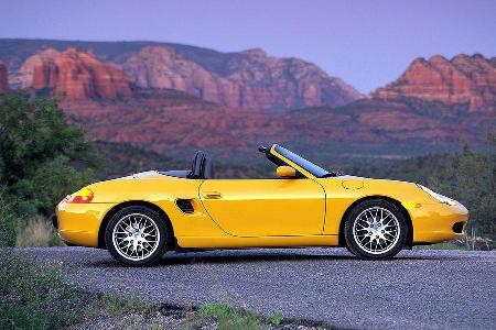 1996: Porsche Boxster - Endlich wieder ein günstigerer Porsche. Ab August 1996 rollt der neue Boxster auf den Straßen. Mit M...