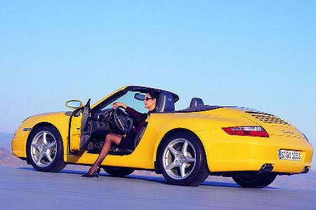 2004: Porsche 911 Carrera Cabrio - Seit 2004 wird der 997 gebaut.