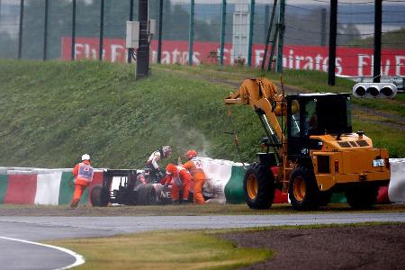 GP Japan 2014 - Unfall Sutil