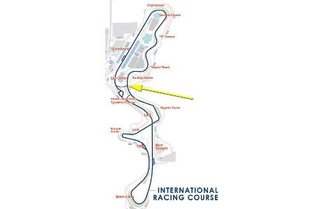 Strecke Suzuka - GP Japan