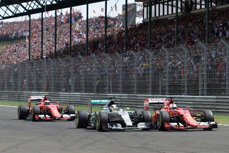 Start - GP Ungarn - Budapest - Rennen - Sonntag - 26.7.2015 Start - GP Ungarn - Budapest - Rennen - Sonntag - 26.7.2015