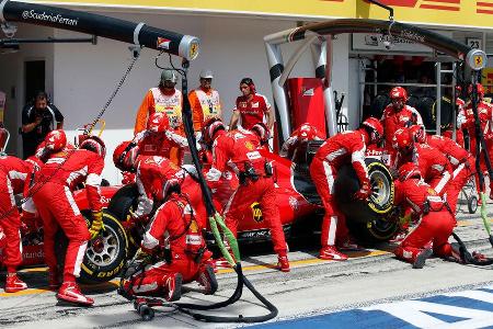 Sebastian Vettel - Ferrari - GP Ungarn - Budapest - Rennen - Sonntag - 26.7.2015