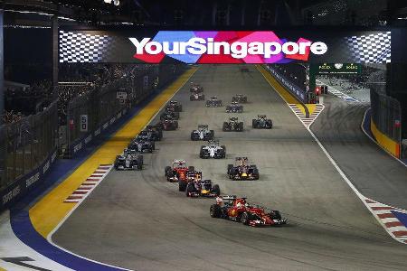 Start - GP Singapur 2015