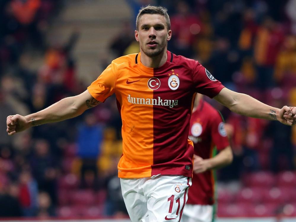 Podolski mit sechstem Saisontor bei GalatasaraySieg