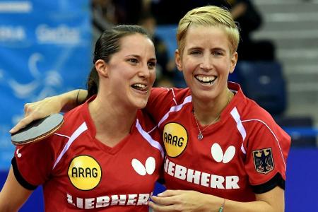 Tischtennis-WM: Alle Damen-Doppel in Runde zwei