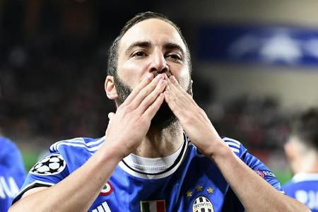 Higuain trifft doppelt: Juve nach 2:0 in Monaco auf Finalkurs