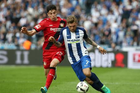 Trotz 2:6 gegen Leverkusen: Hertha kehrt auf internationale Bühne zurück