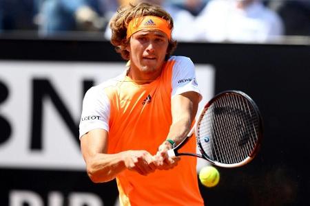 Rom: Zverev im ersten ATP-Masters-Finale gegen Djokovic Rom: Zverev im ersten ATP-Masters-Finale gegen Djokovic