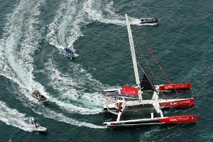 America's Cup: Sir Ben Ainsley siegt und crasht