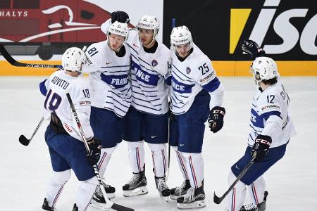 Eishockey-WM: Co-Gastgeber Frankreich bezwingt Weißrussland nach Penalty-Krimi Eishockey-WM: Co-Gastgeber Frankreich bezwingt Weißrussland nach Penalty-Krimi