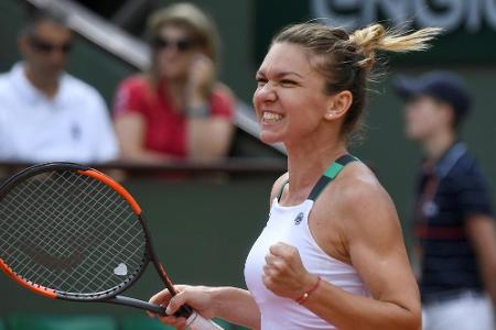 6:1, 6:1: Mitfavoritin Halep eilt ins Viertelfinale von Paris