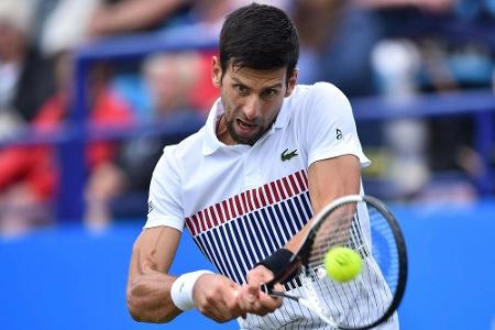 Tennis: Djokovic im Finale von Eastbourne gegen Monfils Tennis: Djokovic im Finale von Eastbourne gegen Monfils