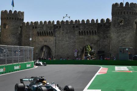 Hamilton Wettfavorit in Baku Hamilton Wettfavorit in Baku