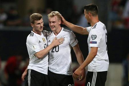 Weltmeister Deutschland mit Schützenfest gegen San Marino