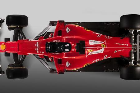 SF70H lautet die Bezeichnung des Ferrari-Boliden, in dem Sebastian Vettel und Kimi Räikkönen 2017 auf Titeljagd gehen werden...