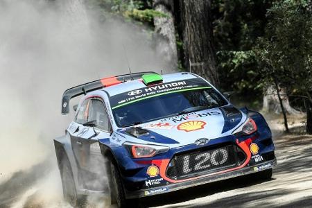 Rallye: Paddon auf Sardinien in Führung Rallye: Paddon auf Sardinien in Führung