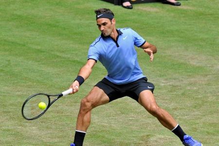 Rekordsieger Federer zum elften Mal im Endspiel von Halle Rekordsieger Federer zum elften Mal im Endspiel von Halle