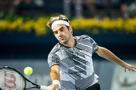 Federer gewinnt Auftaktmatch in Halle: 
