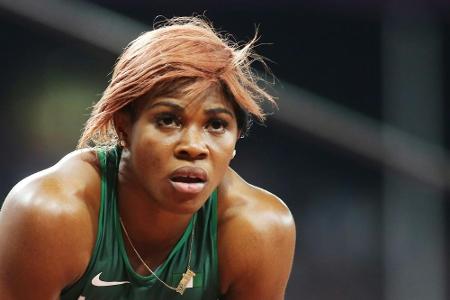 Weitspringerin Okagbare verliert Perücke bei Landung