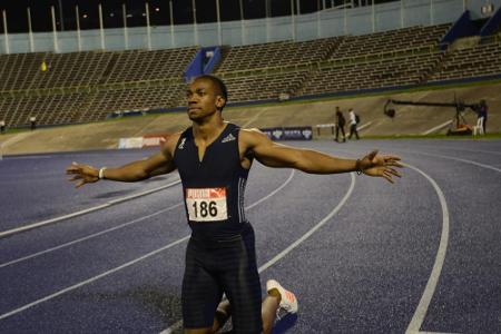 Leichtathletik: Blake holt Sprint-Double auf Jamaika Leichtathletik: Blake holt Sprint-Double auf Jamaika