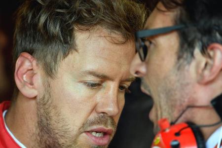Nach Manöver gegen Hamilton: Vettel kassiert drei Strafpunkte Nach Manöver gegen Hamilton: Vettel kassiert drei Strafpunkte