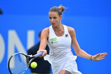 Kerber-Kontrahentin Pliskova verliert in Wimbledon Kerber-Kontrahentin Pliskova verliert in Wimbledon