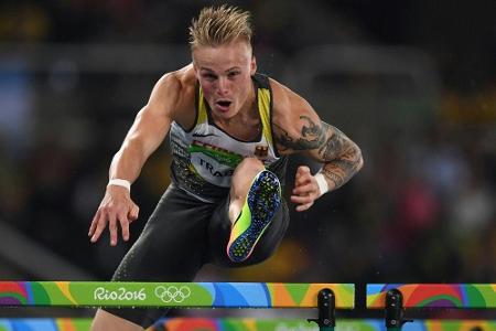 Leichtathletik: Hürdensprinter Traber verpasst WM in London Leichtathletik: Hürdensprinter Traber verpasst WM in London