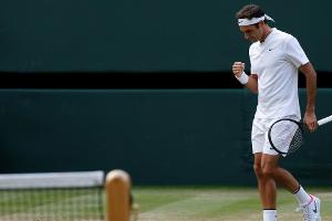 Federer im Wimbledonfinale gegen Cilic