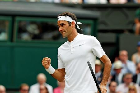 Federer feiert gegen angeschlagenen Cilic historischen Wimbledonsieg Federer feiert gegen angeschlagenen Cilic historischen Wimbledonsieg