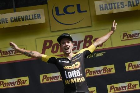 Gesicht der Tour: Primoz Roglic (Slowenien) Gesicht der Tour: Primoz Roglic (Slowenien)