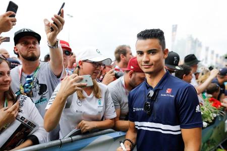 Formel 1: Wehrlein startet aus der Boxengasse Formel 1: Wehrlein startet aus der Boxengasse