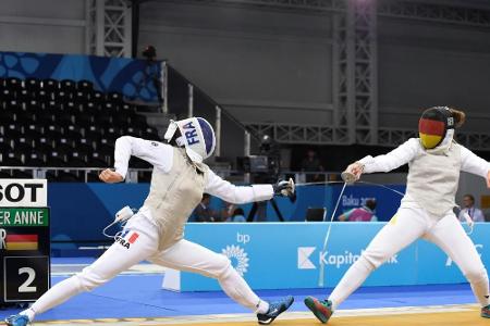 Florettfechterinnen kämpfen in Leipzig um WM-Bronze Florettfechterinnen kämpfen in Leipzig um WM-Bronze